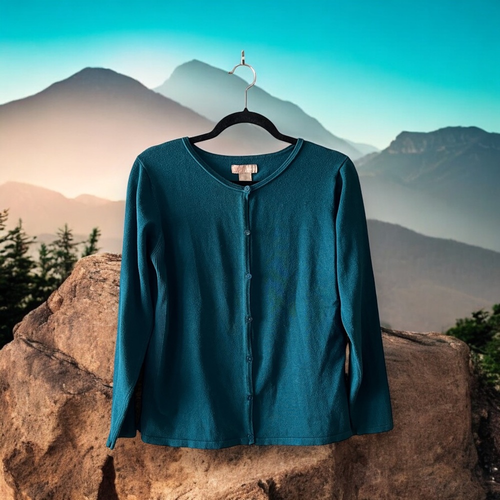 $5 ADD-ON - Wear It Teal Knit Cardigan